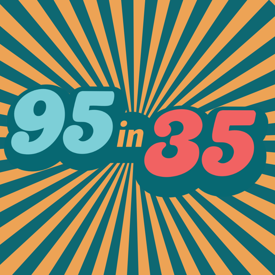 95 in 35 logo