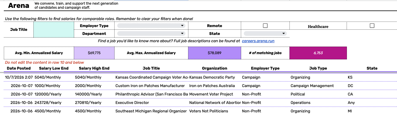 Salary Filter Tool